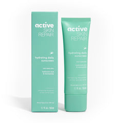 BLDG ACTIVE Active Skin Repair SPF 50 bottle shown for daily mineral protection.