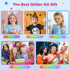 Bledras glow-in-the-dark stickers add nighttime sparkle.