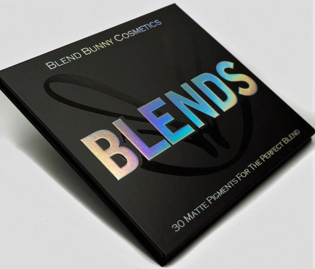 Blend Bunny Cosmetics Blends Palette open swatches showcase versatile color range for day-to-night looks.