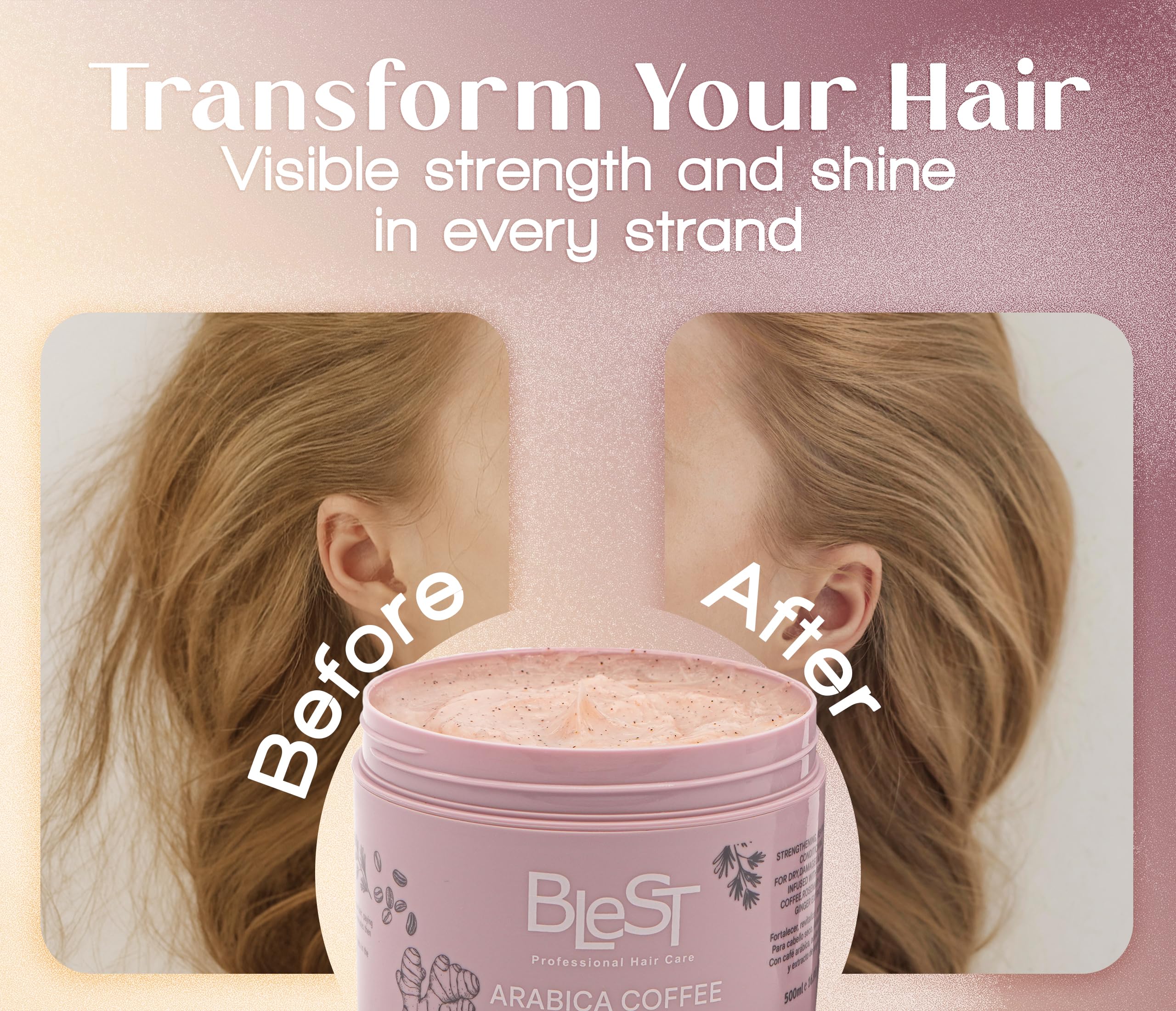 BLEST mask jar highlights vegan and cruelty-free professional care.