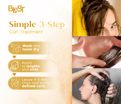 BLEST Professional Hair Care Mask packaging box, 500 ml size.