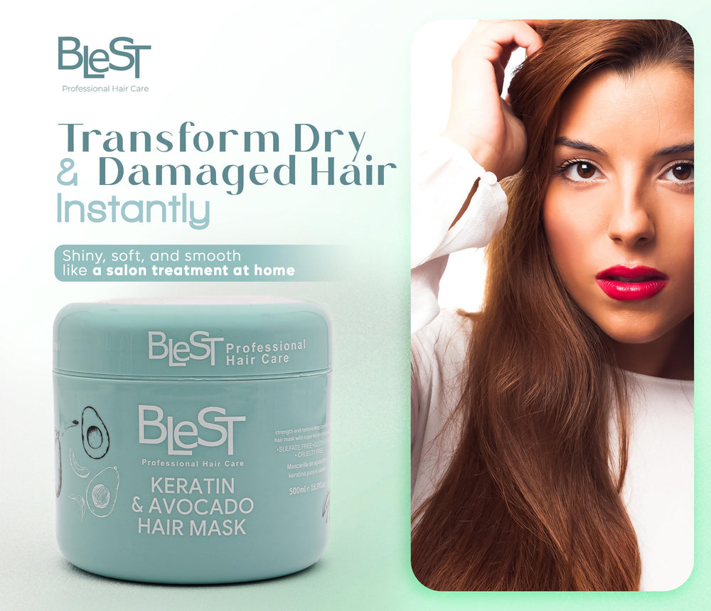 BLEST Professional Hair Care Mask vegan cruelty-free salon-quality care