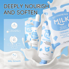 BliBling Milk Skin Set eye cream soothes the delicate eye area