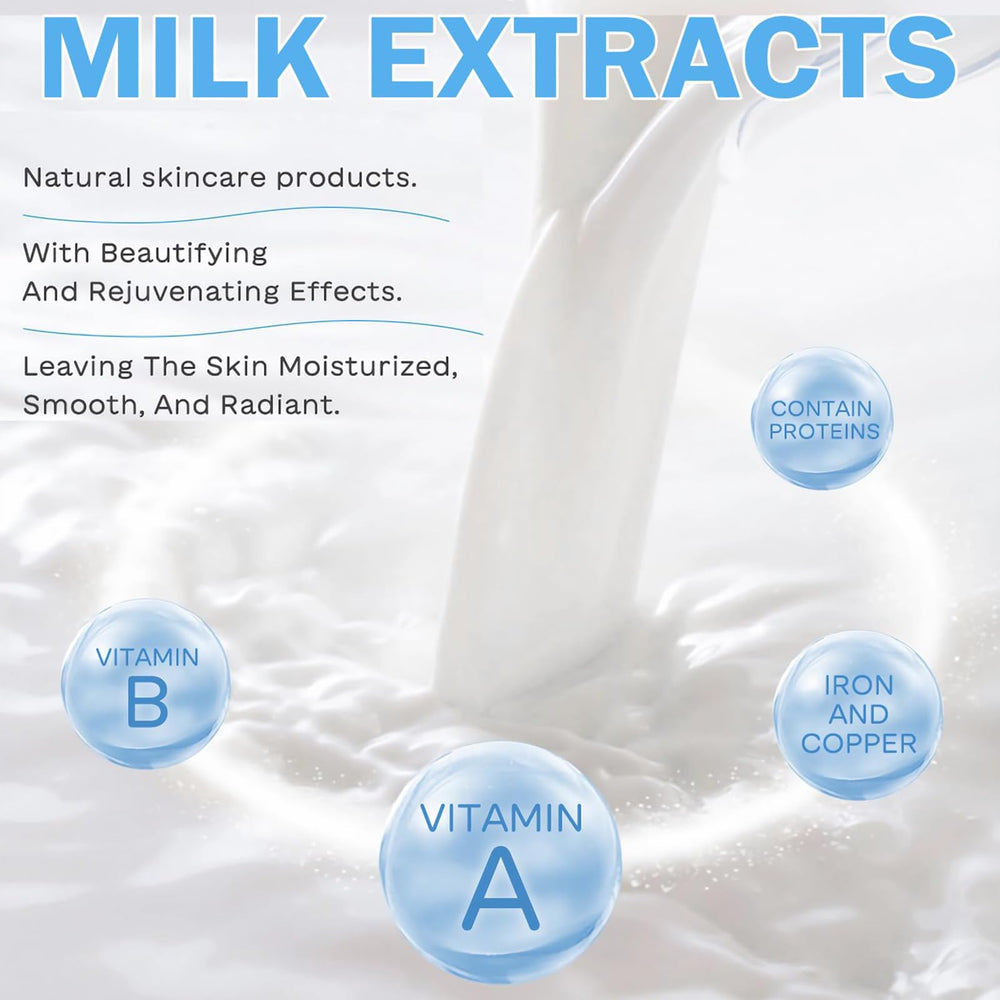 BliBling Milk Skin Set face serum delivers lightweight nourishment for a smoother tone