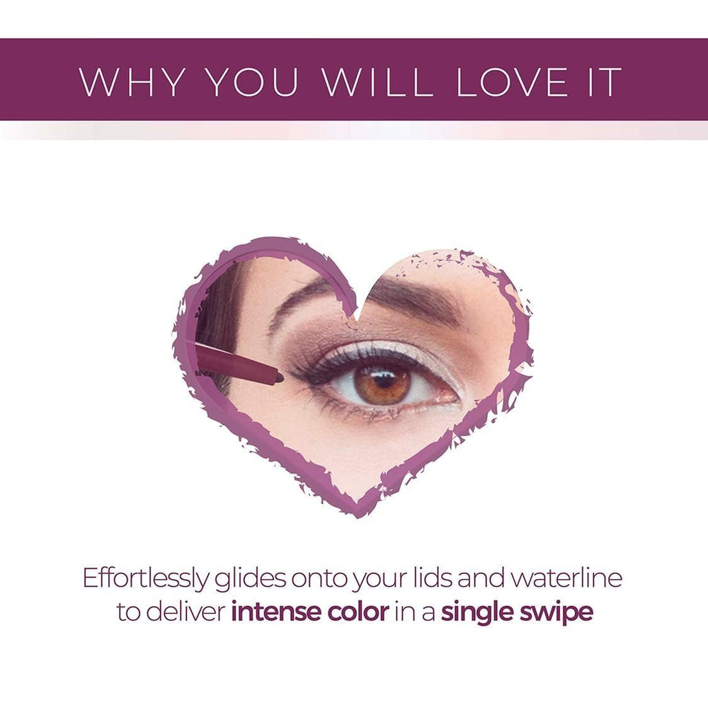 blinc Eyeliner Pencil transfer-proof design prevents color transfer to the lid.