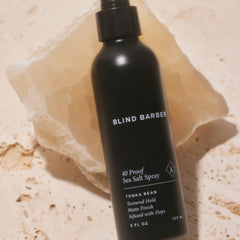 Hops-infused Blind Barber spray for conditioning and volume