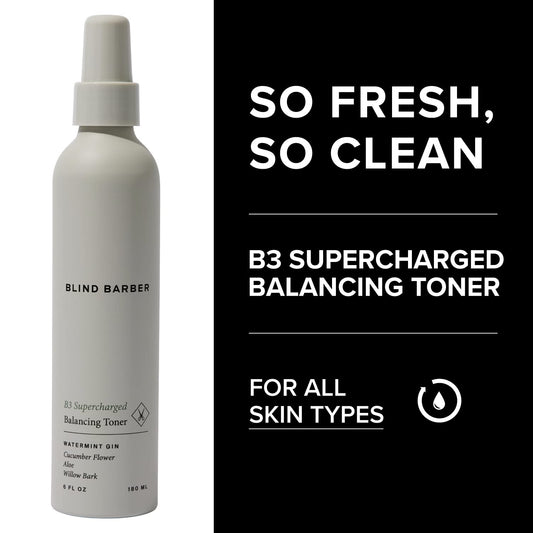 Blind Barber B3 toner pump action enables quick, even application.