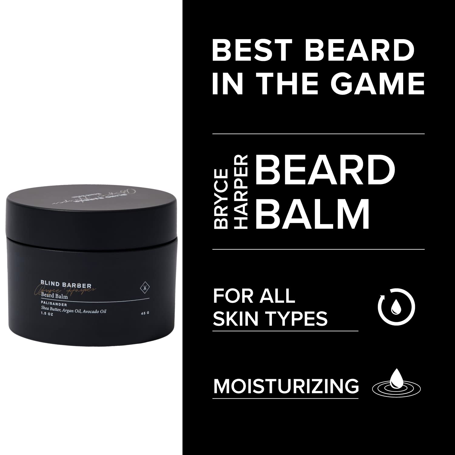 Blind Barber beard balm soft hydration with subtle sheen