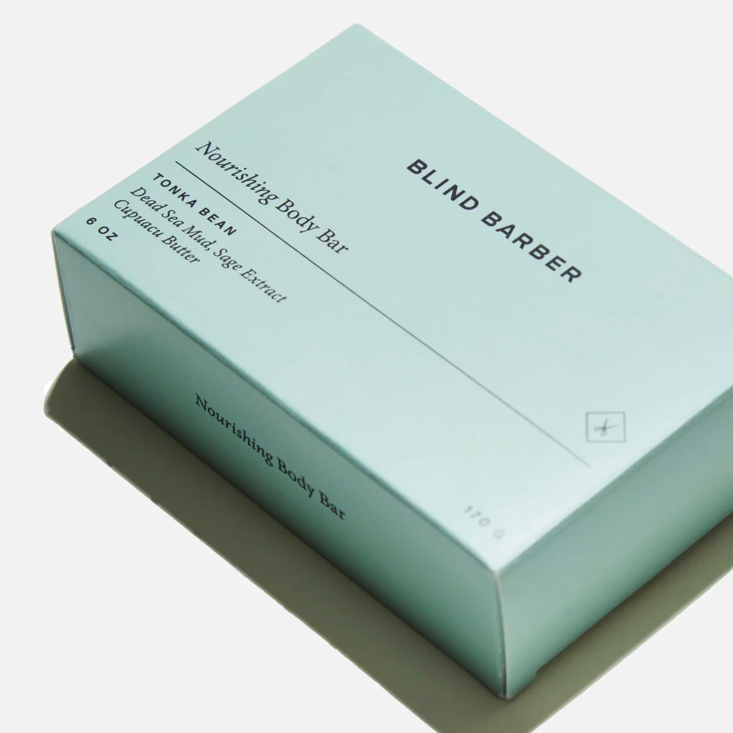 Blind Barber Dead Sea Mud application shows exfoliating cleansing action