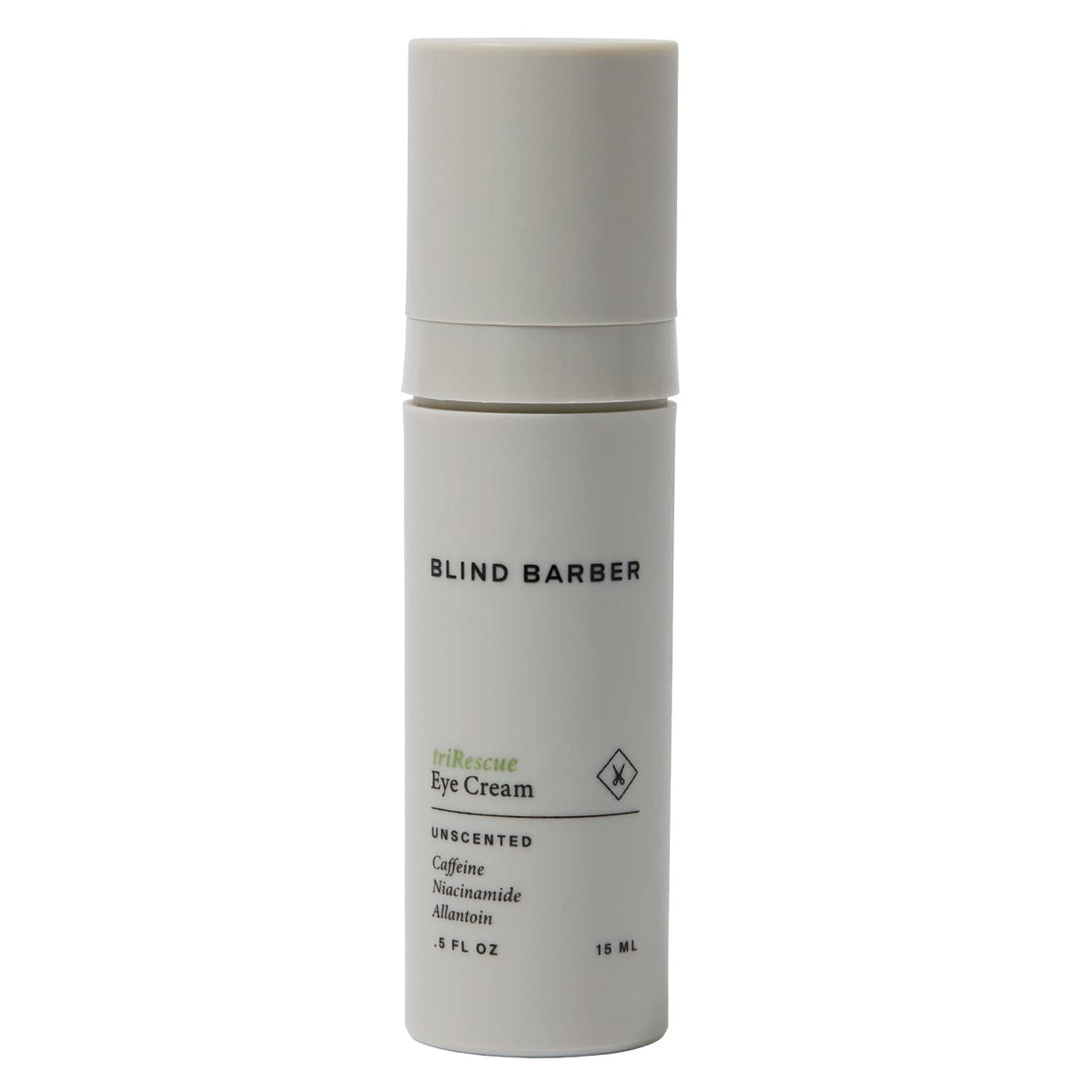 Blind Barber triRescue eye cream jar front for men with hydration