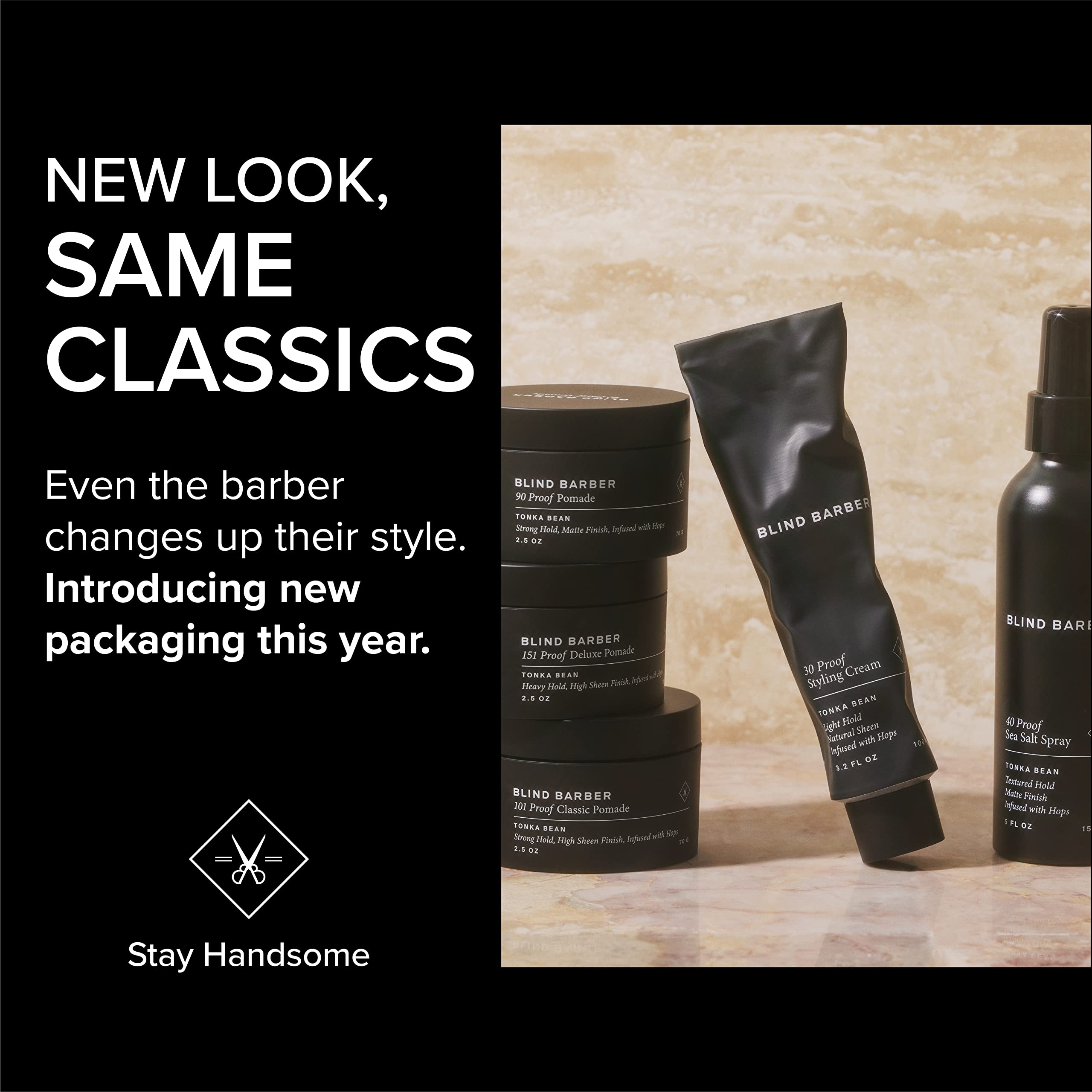 Packaging for Blind Barber Lemongrass Tea Body Wash on display.