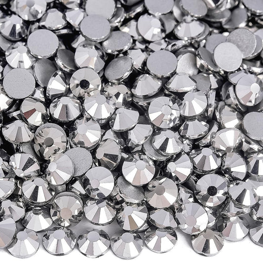 BLINGINBOX flatback glass rhinestones applied with glue for fabrics and shoes.
