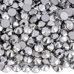 BLINGINBOX flatback glass rhinestones applied with glue for fabrics and shoes.