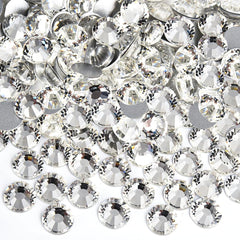 BLINGINBOX round rhinestones 6.4-6.6mm crystal ideal for clothes and accessories.