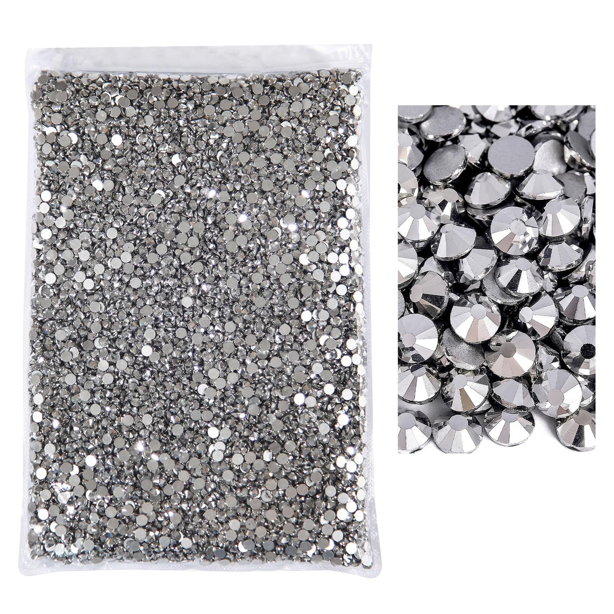 BLINGINBOX SS10 crystal round rhinestones for crafts and nail art.