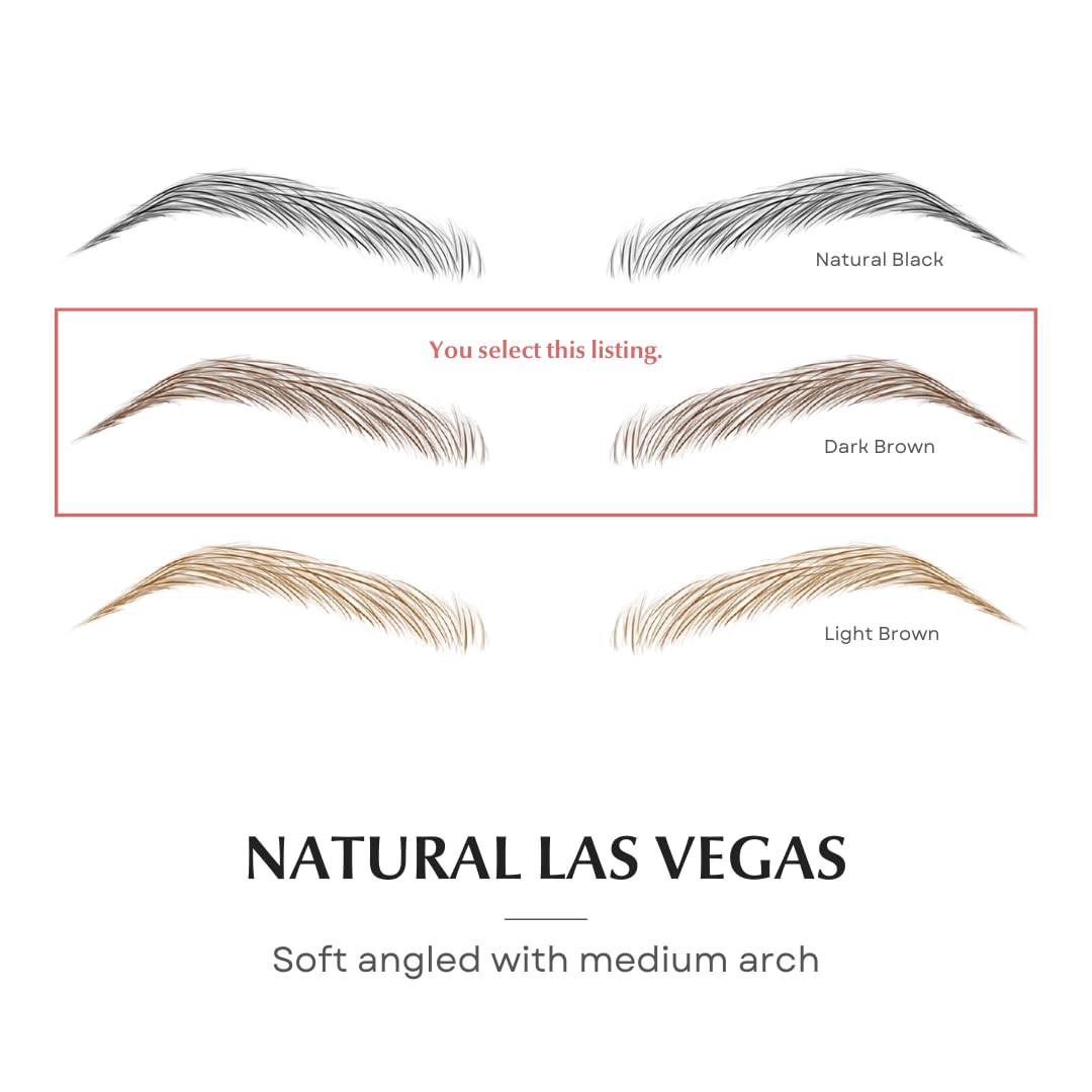 Bliss and Beyond 24 uniform pairs close-up for natural brows