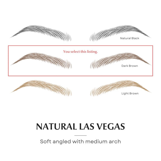Bliss and Beyond 24 uniform pairs close-up for natural brows