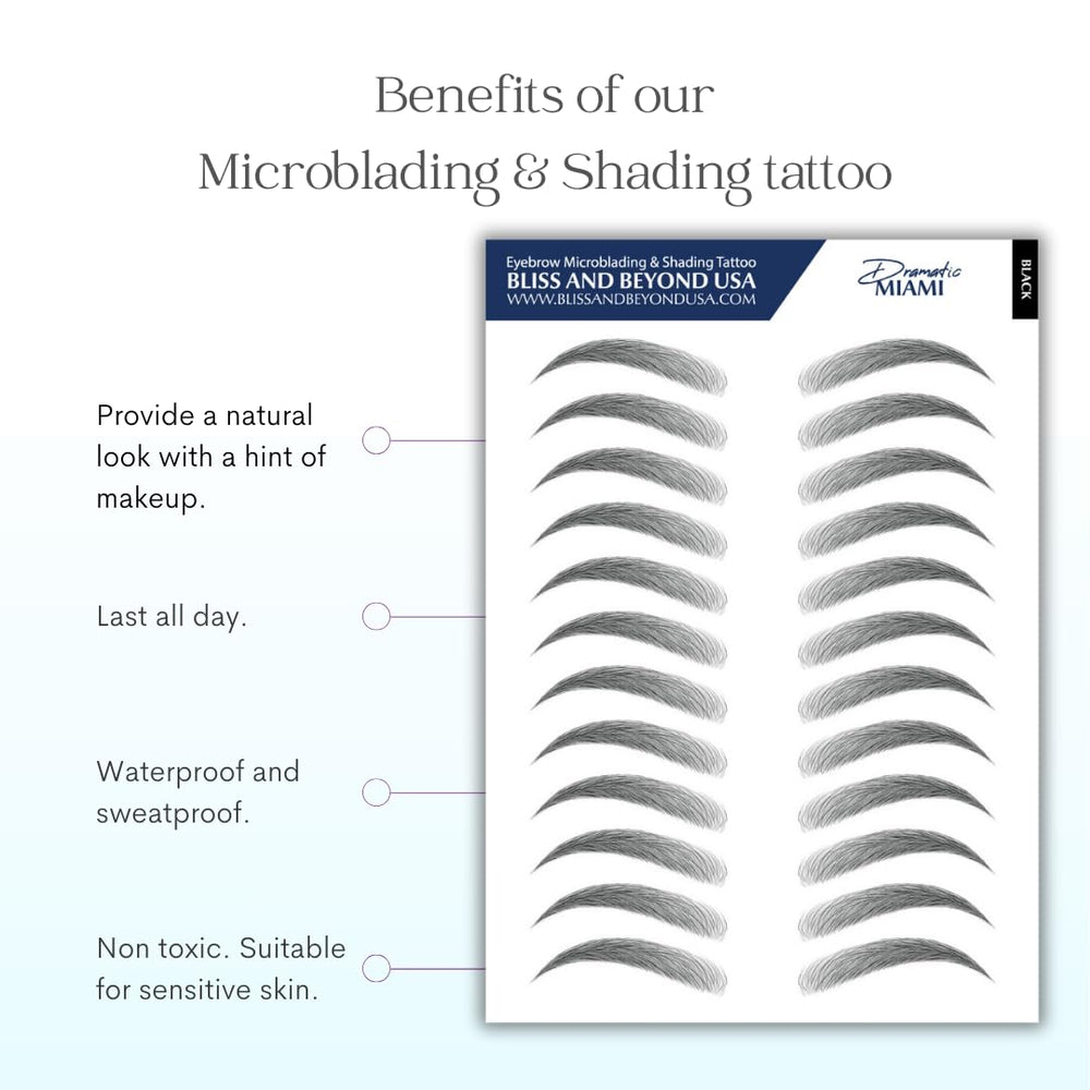 Bliss and Beyond USA brow sticker application demo for easy use