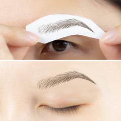 Bliss and Beyond USA eyebrow tattoo stickers 24 pairs layout provides versatile brow options