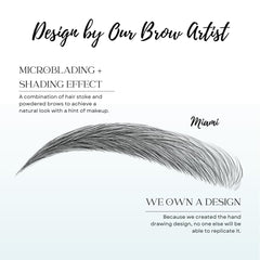 Bliss and Beyond USA brow tattoo sticker natural look on skin for bald spots