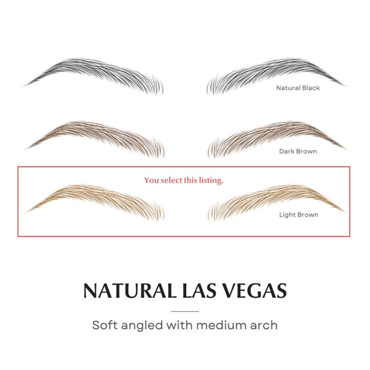 Bliss and Beyond USA twelve-pair sheet with hair-stroke brow option for natural look