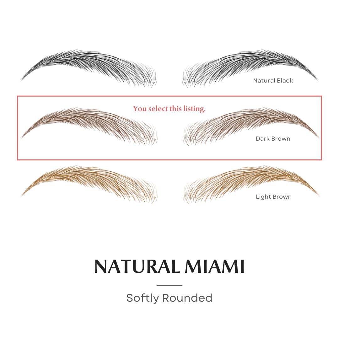 Bliss and Beyond waterproof eyebrow stickers application demo for quick daily brows.