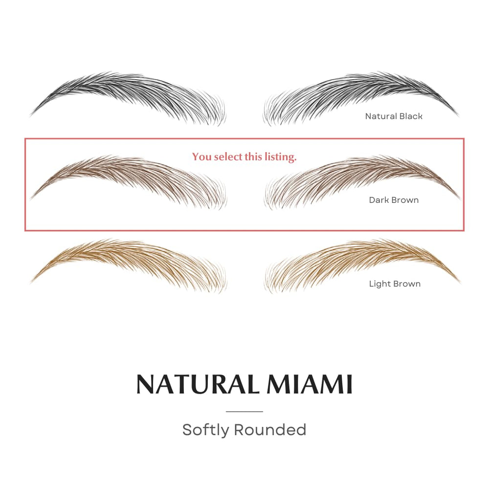 Bliss and Beyond waterproof eyebrow stickers application demo for quick daily brows.