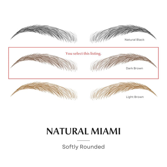Bliss and Beyond waterproof eyebrow stickers application demo for quick daily brows.
