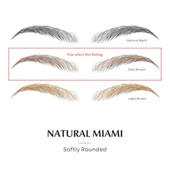 Bliss and Beyond waterproof eyebrow stickers application demo for quick daily brows.