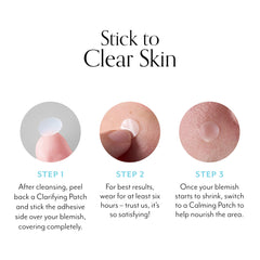 Bliss Clear Genius Calming Patch soothes irritated skin with zinc and aloe.