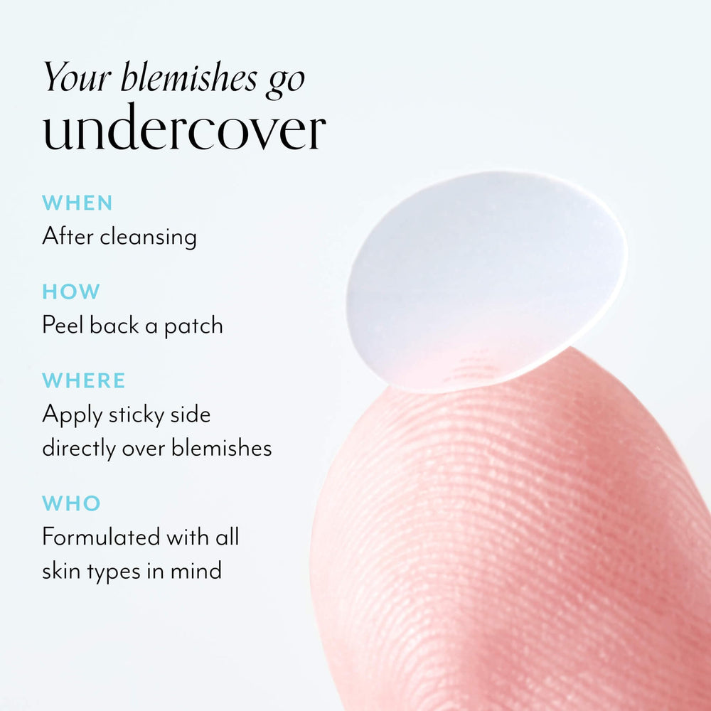 Bliss Clear Genius Clarifying Patch targets impurities for a cleaner look.