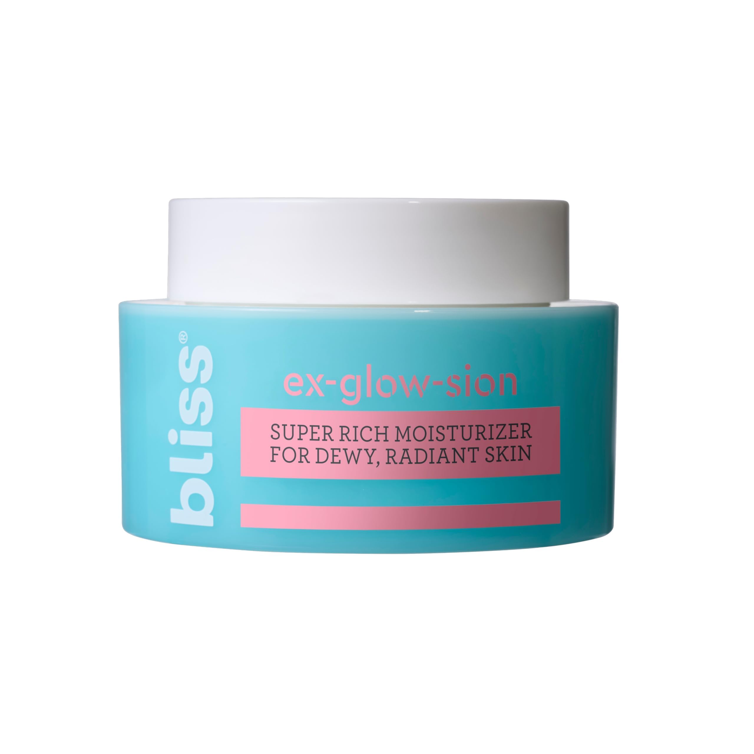 Bliss Ex-glow-sion shea butter enriched formula detail.
