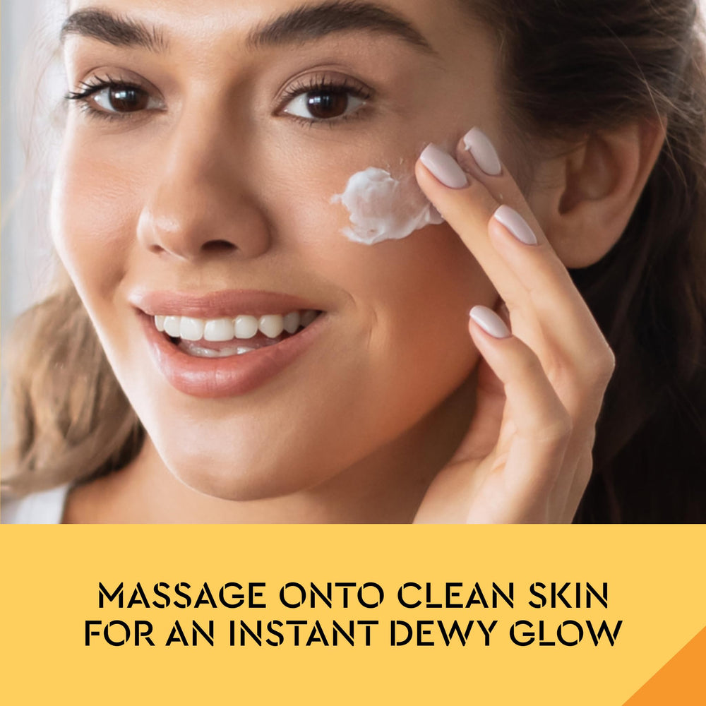 Bliss Glow Rush vitamin C illustration highlights brightening and antioxidant support