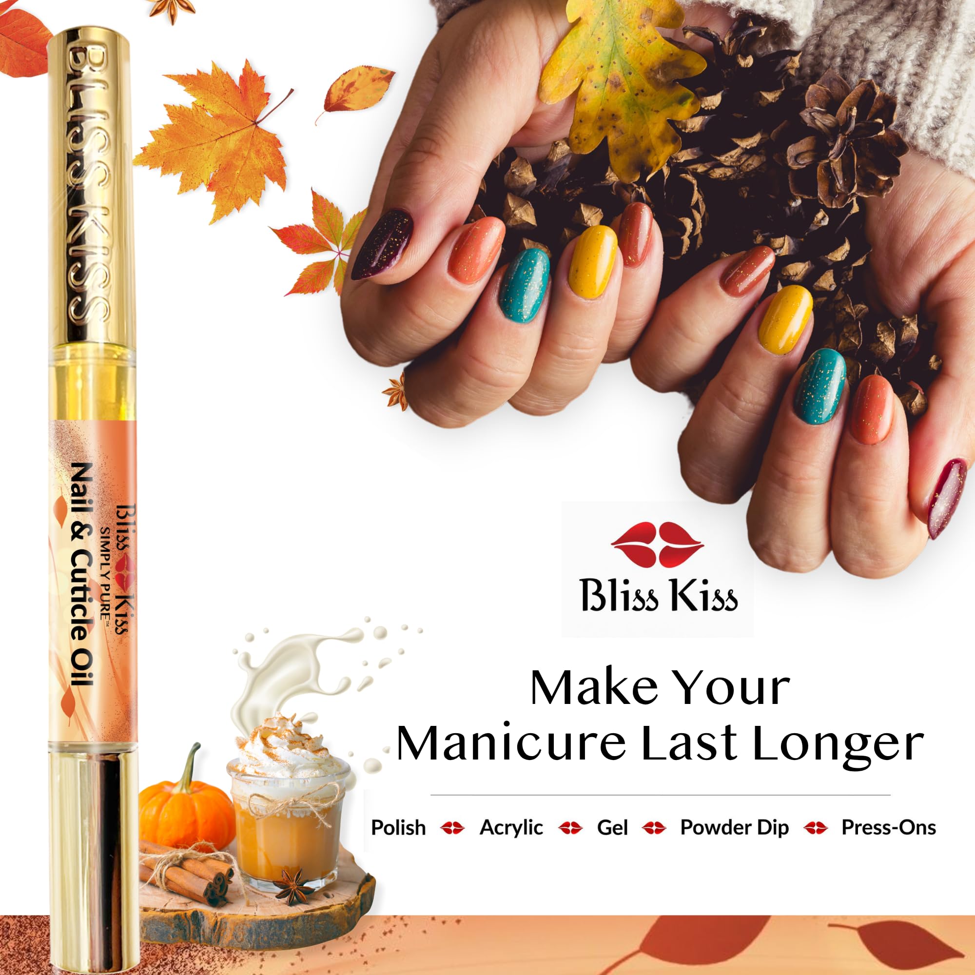 Bliss Kiss growth serum keeps nails conditioned and healthy-looking