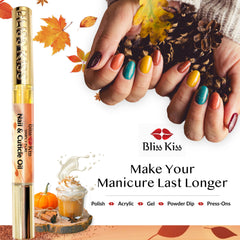 Bliss Kiss growth serum keeps nails conditioned and healthy-looking