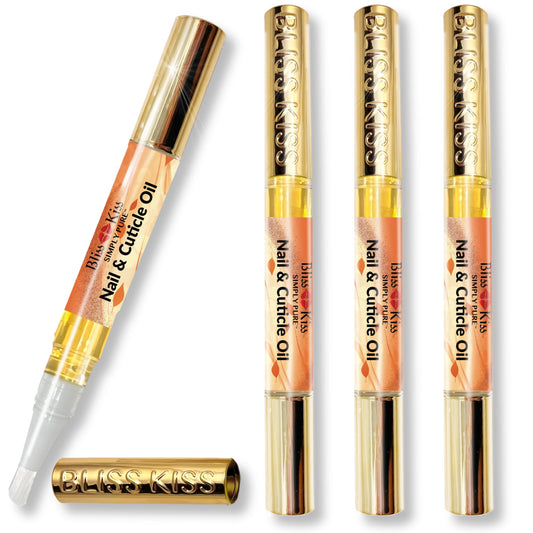 Bliss Kiss pumpkin-spice latte nail oil pen for fast-absorbing cuticle care