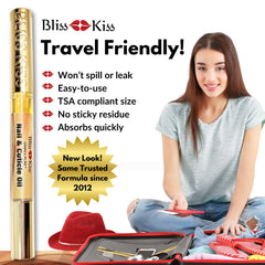 Vitamin E and jojoba nourish nails with Bliss Kiss oil pen.