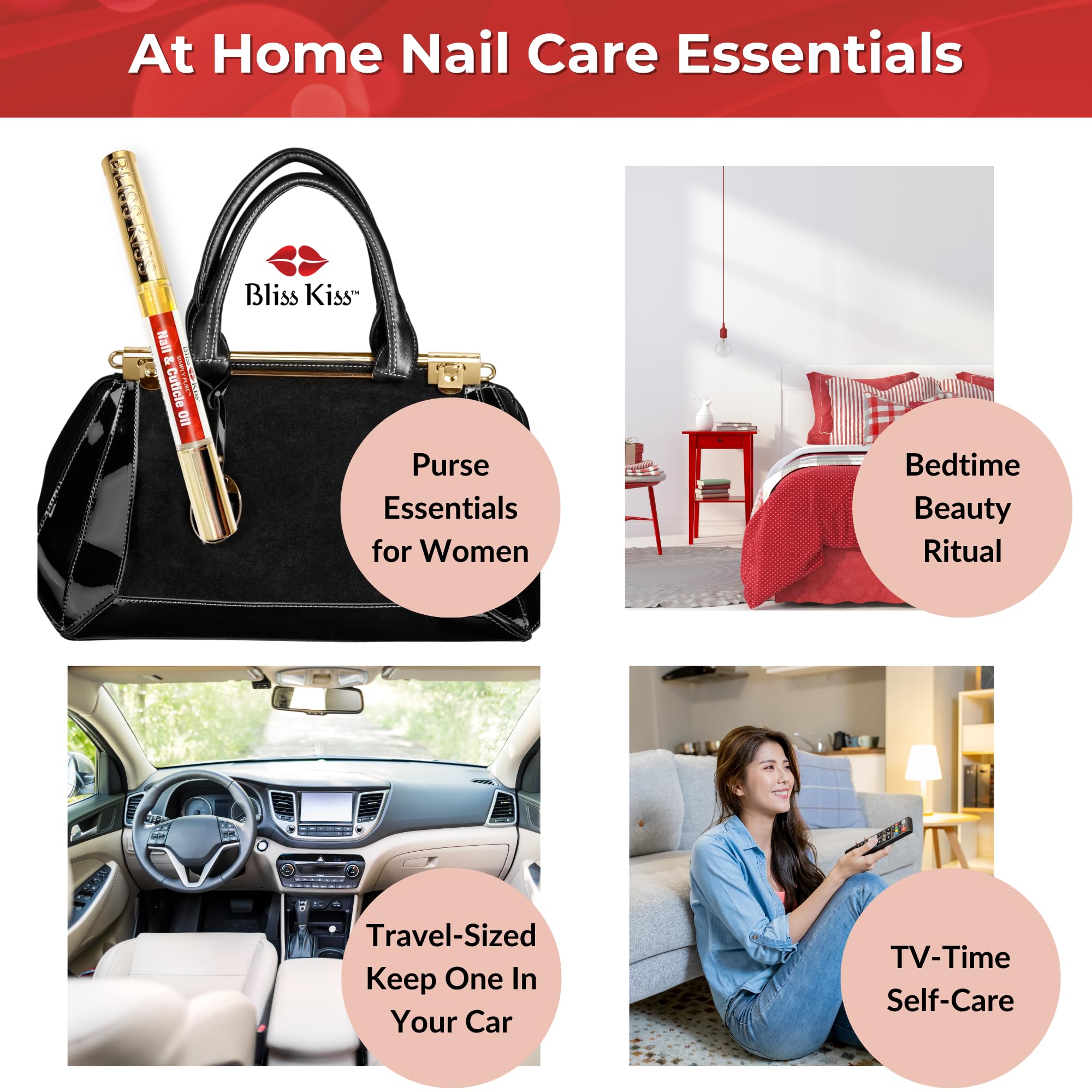 Compact, travel-friendly nail oil pens for on-the-go touchups.