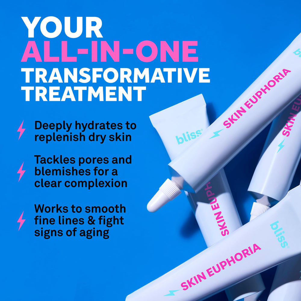 Applying Bliss Skin Euphoria serum demonstrates smooth layering under makeup.