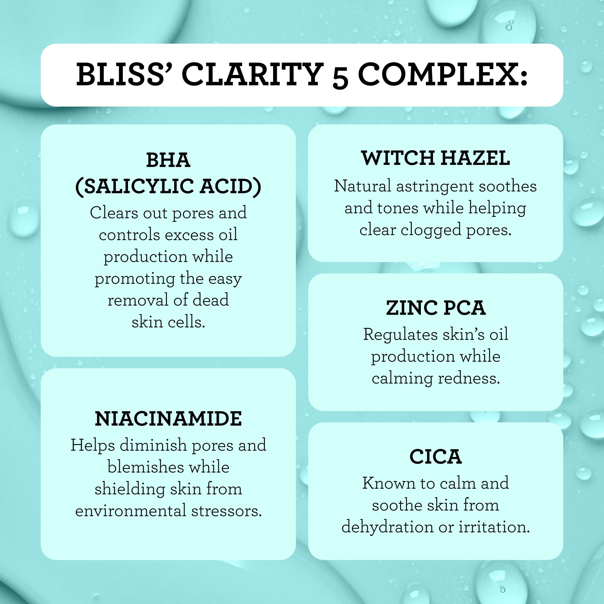 Bliss two-step routine graphic guides a simple cleanse and tone sequence