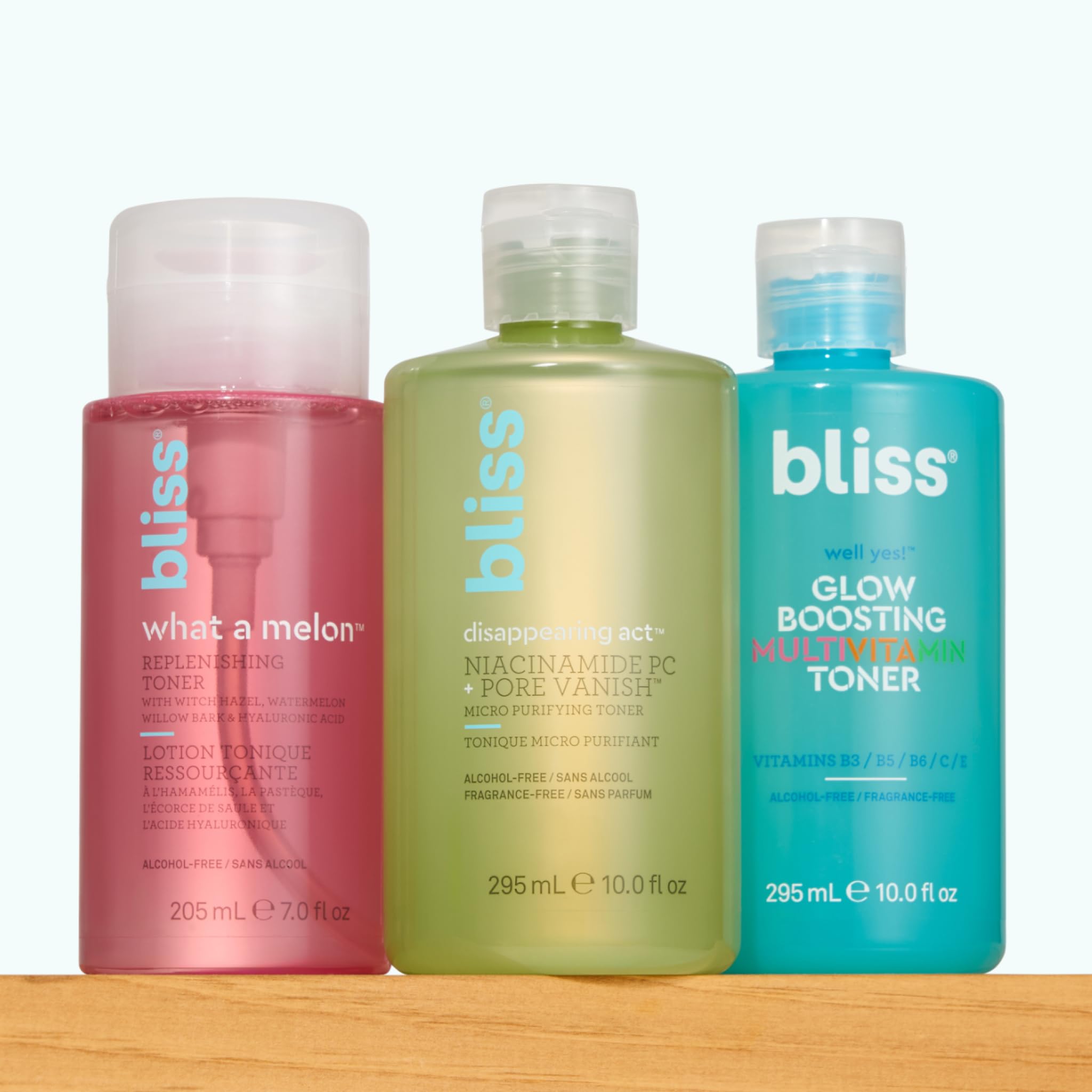Bliss Well Yes Toner packaging and labels