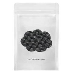Blissal Exfoliating Shower Towel offers full-body coverage for efficient cleansing and exfoliation.