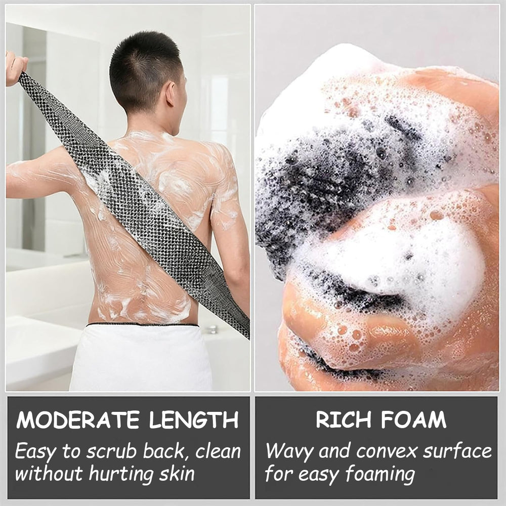 Blissal exfoliating towel quick-drying design helps maintain hygiene.