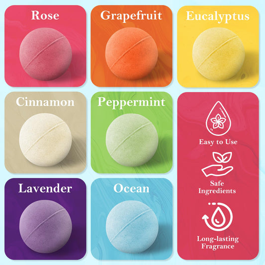 BlissfulOasis gift-packaging bath bombs ready for holidays or special occasions.