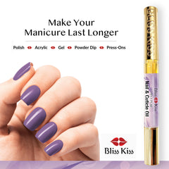 Simply Pure Bliss Kiss nail oil four-pack for consistent care.