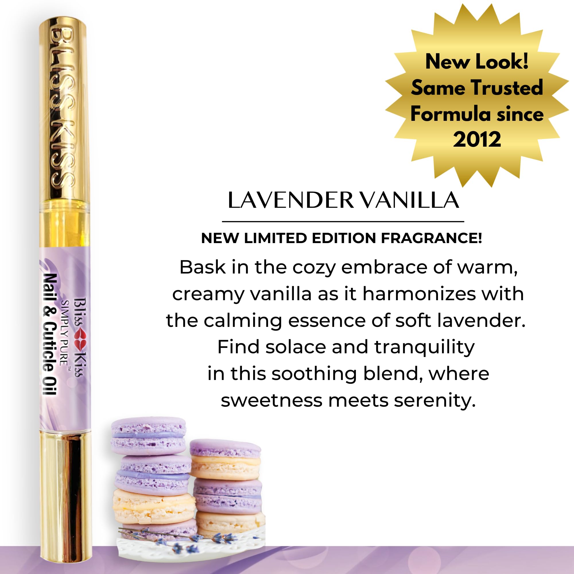 Travel-ready Bliss Kiss cuticle oil pen fits neatly in a purse.