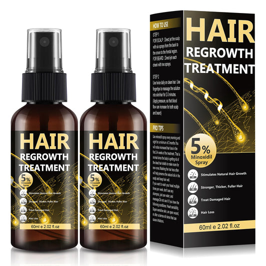 BLISSMATE 5% minoxidil spray bottle for simple daily scalp application.
