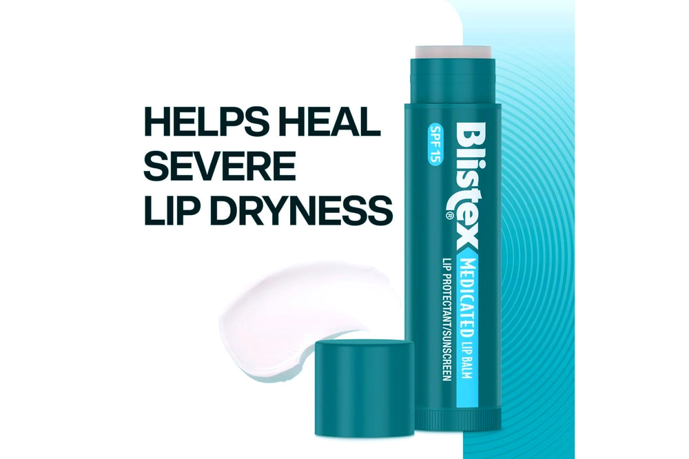 Outdoor-ready application with Blistex lip balm before activities.
