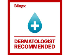 Ingredients label visible on Blistex Medicated Lip Ointment tube.