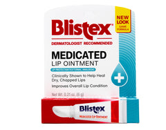 Blistex Medicated Lip Ointment tube pack-11 for quick lip relief and protection.